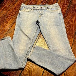 Mossimo light was skinny jeans size 8 long